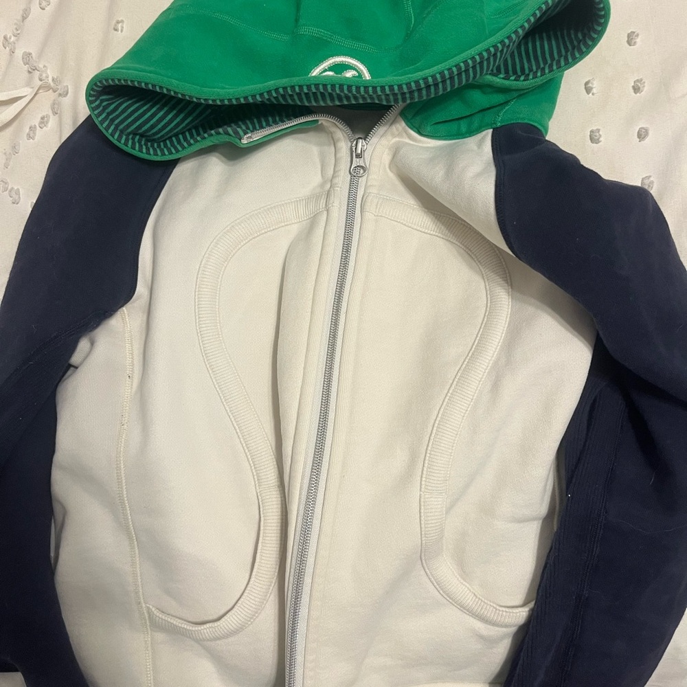 lululemon athletica Green and White Utility Jacket size 2-4